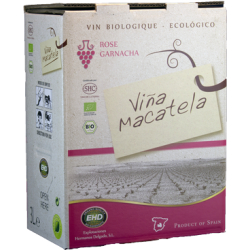 Вино рожеве сухе Macatela Garnacha органічне, 3 л