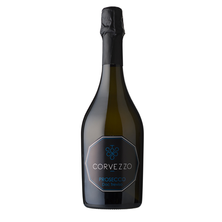 Вино ігристе біле екстра сухе Corvezzo Prosecco DOC Treviso органічне 0,375 л