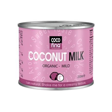 Молоко кокосове Cocofina органічне, 200 мл