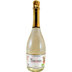 Вино ігристе біле напівсухе Theresa 2016 органічне 0,75 л
