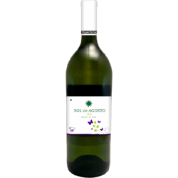 Вино біле сухе Sol de Agosto Airen 2016 органічне 1,5 л