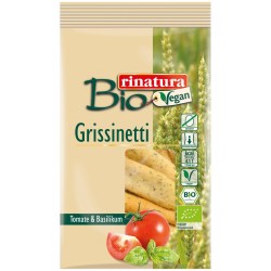 Грісінетті з томатами та базиліком Rinatura органічні, 120 г