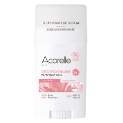 Acorelle Organic Fragrance Free Deodorant Balm, 40 g