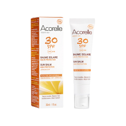 Acorelle Organic Face Sun Balm SPF 30, 30 ml