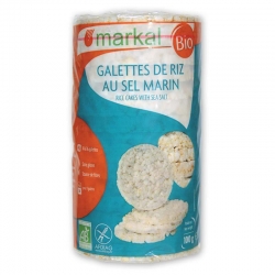 Markal Organic Rice Crispbreads with Sea Salt, 100 g