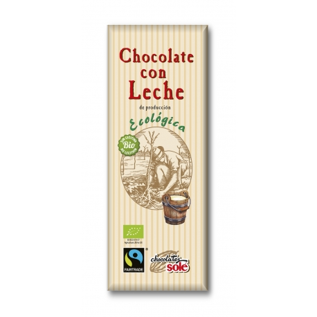 Шоколад молочний Chocolates Solé органічний, 25 г