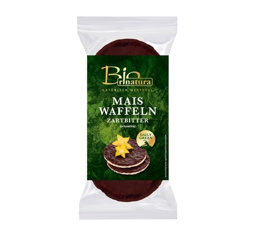 Rinatura Organic Corn Waffles with Chocolate, 95 g
