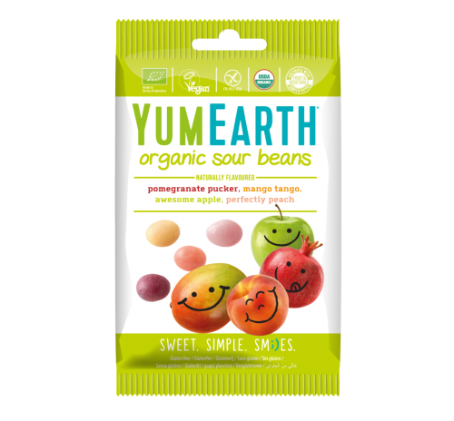 Цукерки жувальні фруктові з кислинкою 50 г органічні YumEarth