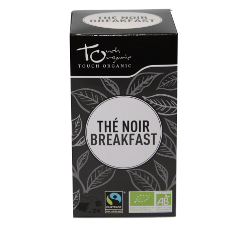 Чай чорний Breakfast Tea 48г(24*2г) ферментований в пакетиках органічний TOUCH ORGANIC Китай